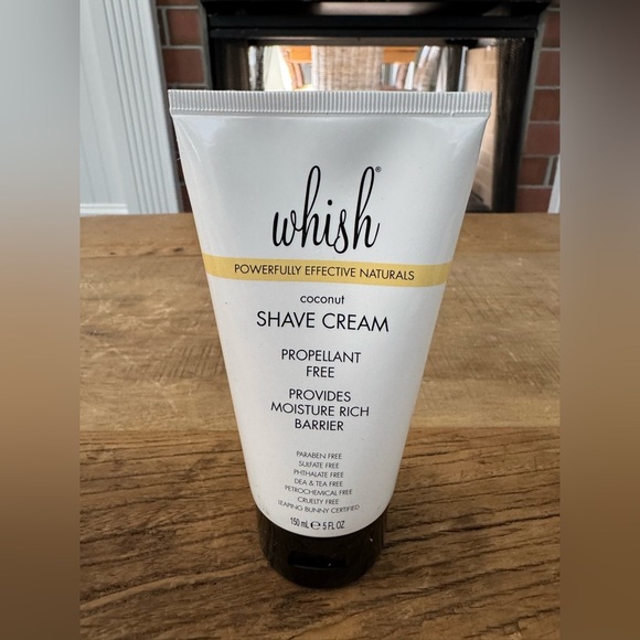 NEW UNOPENED Whish Nourishing Shave Coconut Cream ~ SEALED ~ Natural - Picture 10 of 12